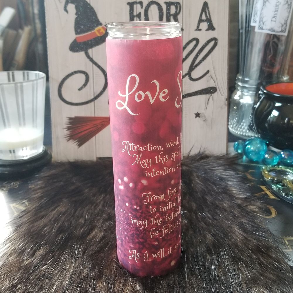 Love Spell Candle - 8"