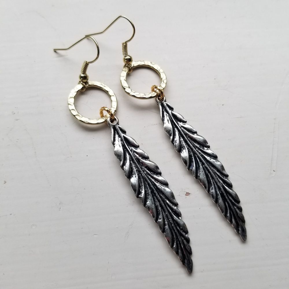 Boho Feather Earrings